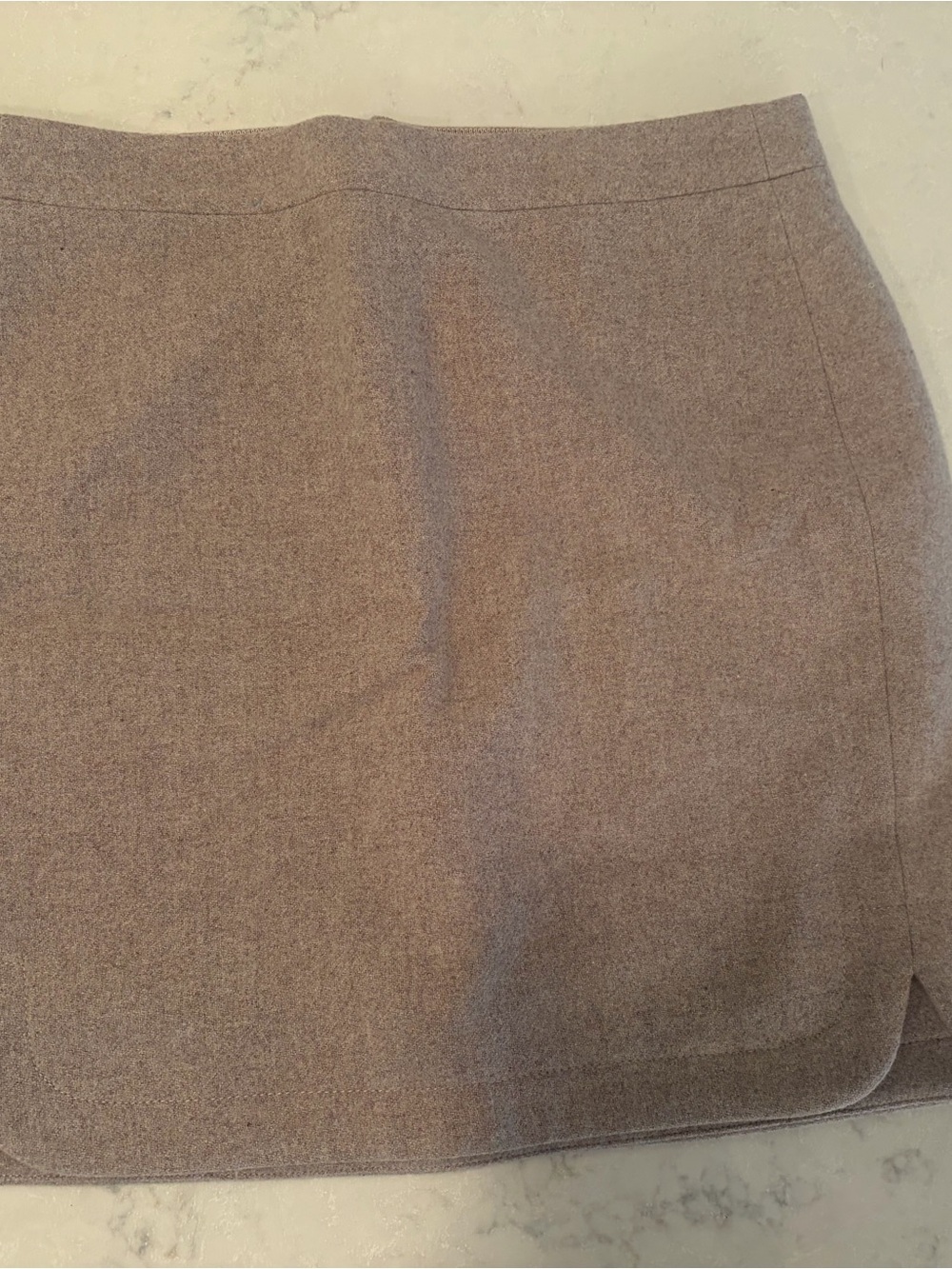 J Crew Wool-Blend Pencil Skirt in Taupe preppy classic size 4
